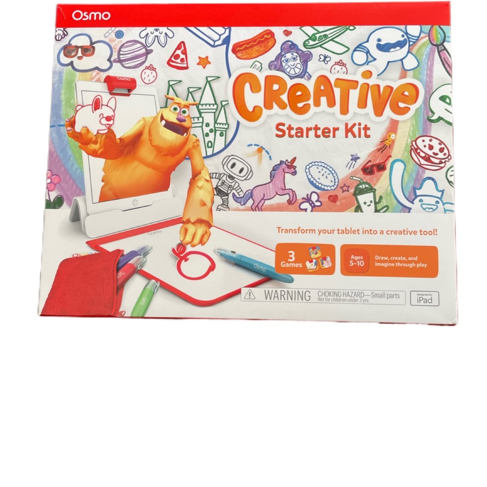 Osmo Creative Starter Kit for Kids - Red and Blue